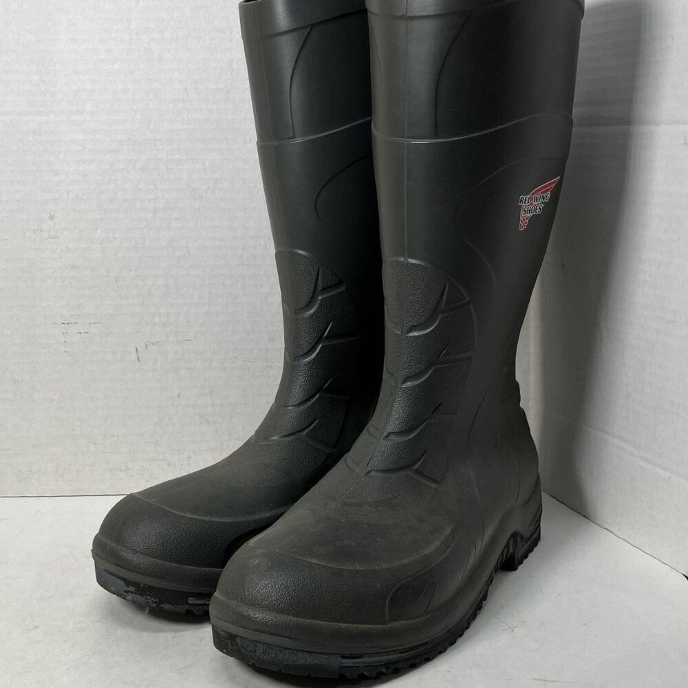 Red Wing Rubber "Steel Toe" Boots Sz 11